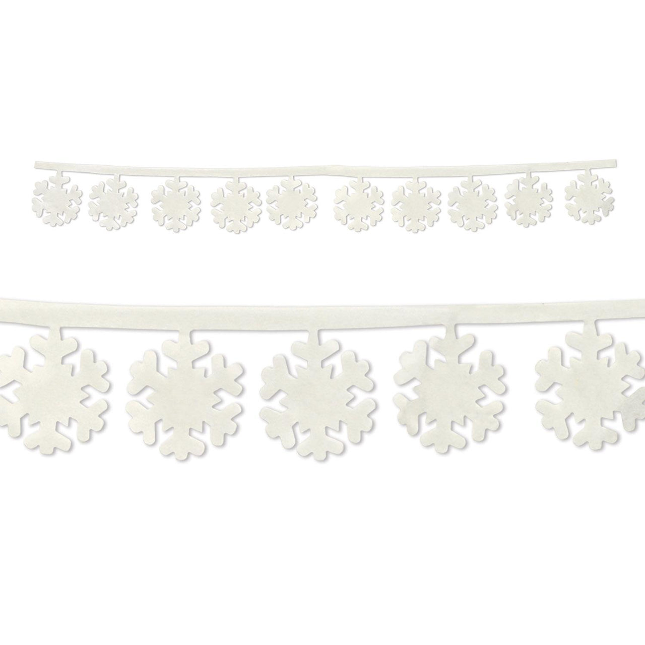 Beistle Christmas Fabric Snowflake Garlands (2/Pkg)