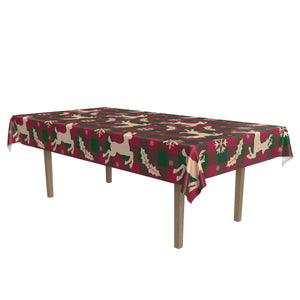 Beistle Christmas Fabric Tablecover (Case of 12)