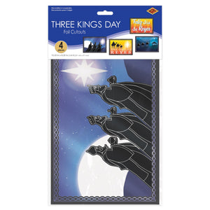Beistle Foil Three Kings Day Cutouts