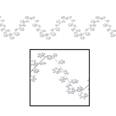 Beistle Christmas Gleam 'N Flex Snowflake Garland