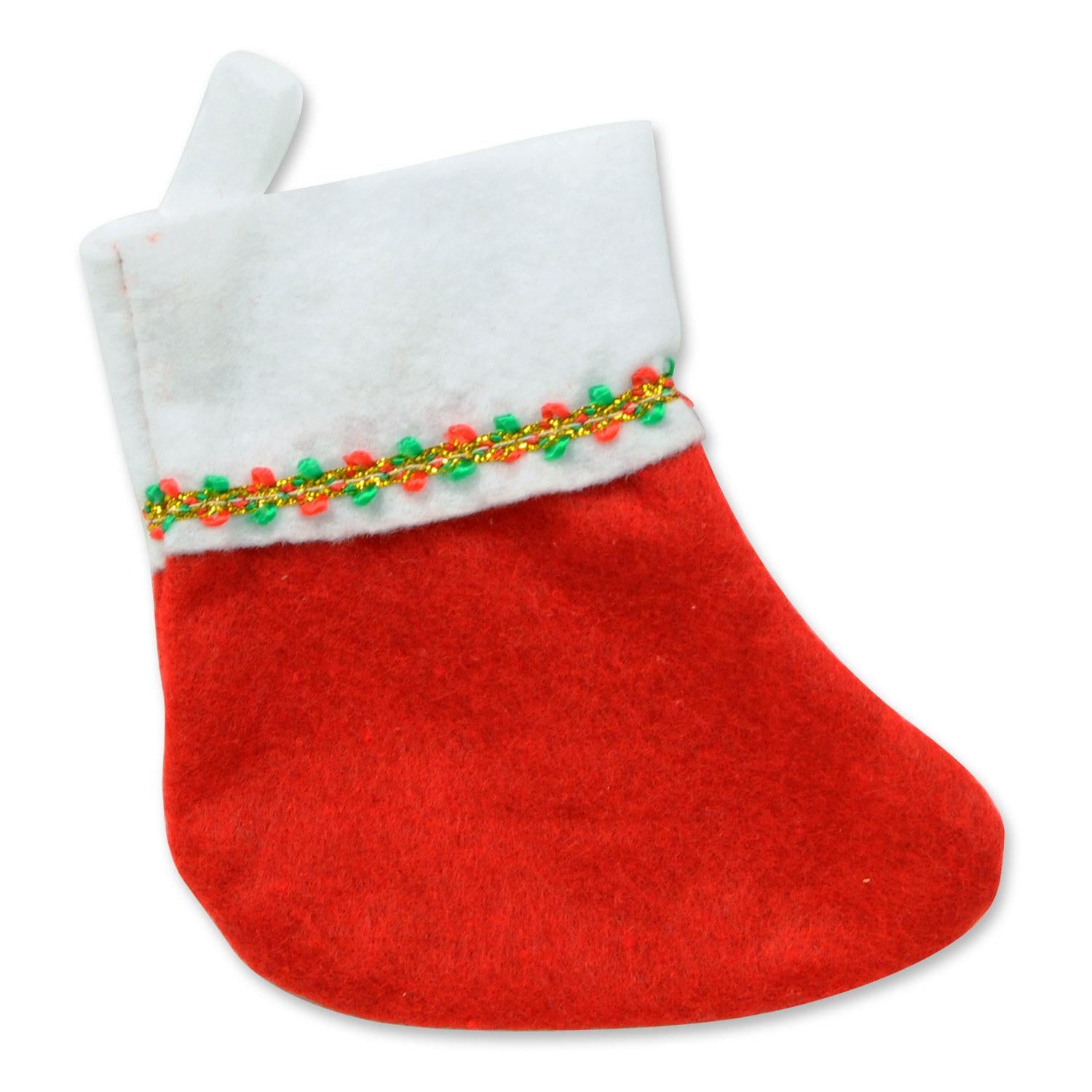 Beistle Mini Christmas Stockings (6/Pkg)