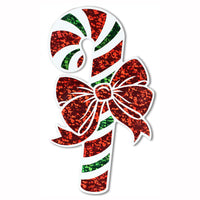 Beistle Christmas Prismatic Candy Cane Cutout