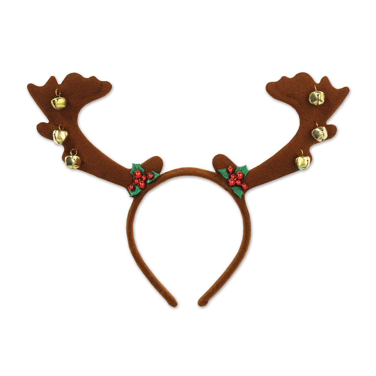 Beistle Christmas Reindeer Antlers with Bells