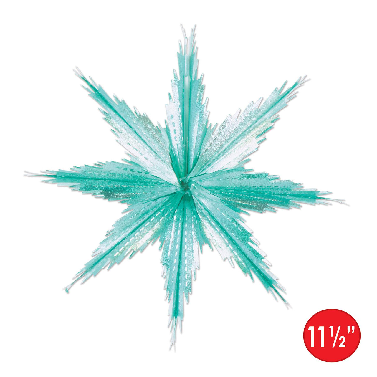 2-Tone Metallic Snowflakes, party supplies, decorations, The Beistle Company, Winter/Christmas, Bulk, Holiday Party Supplies, Christmas Party Supplies, Christmas Party Decorations, Snowflakes Christmas Decorations