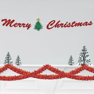 Bulk Merry Christmas Streamer (Case of 12) by Beistle