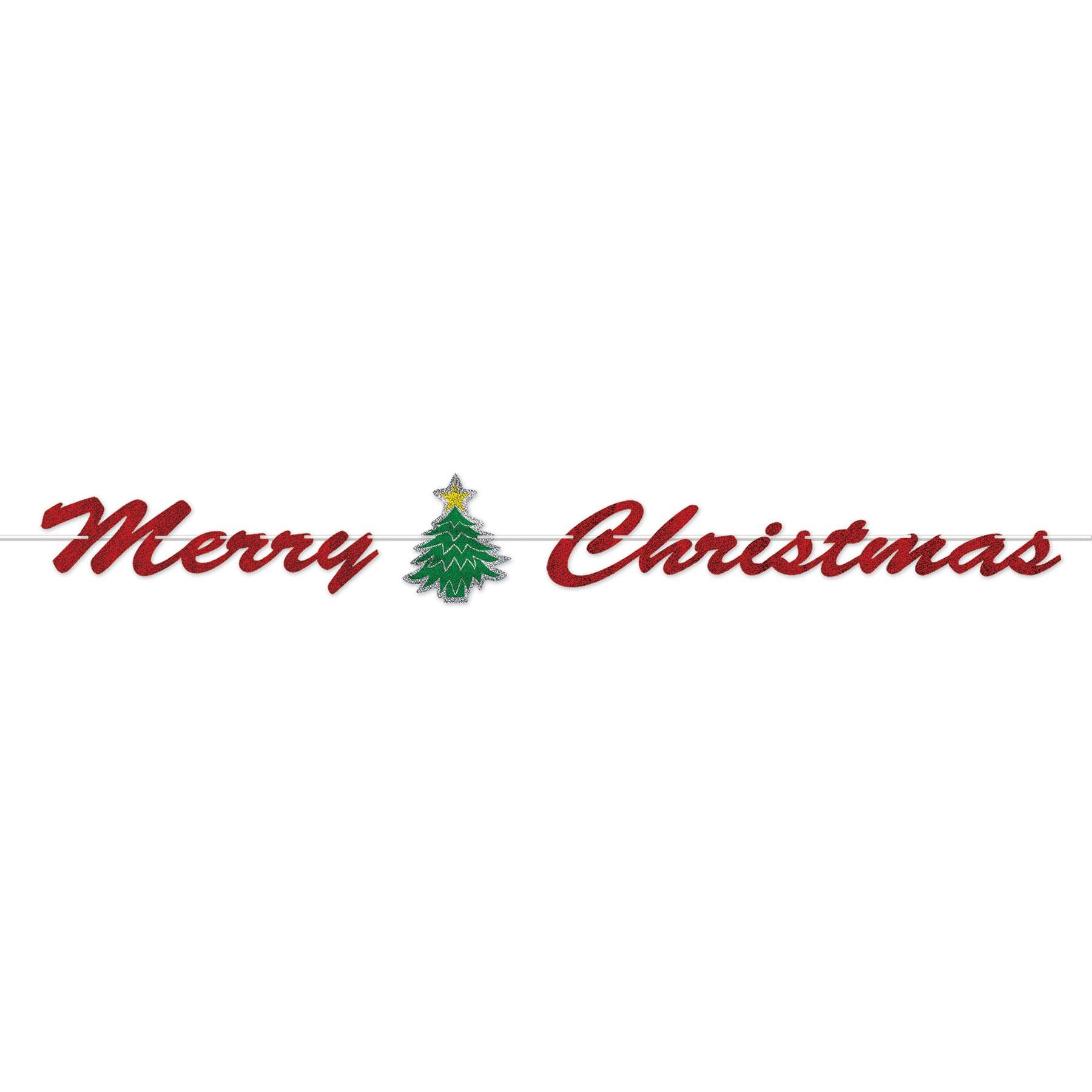 Beistle Merry Christmas Streamer