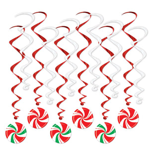 Beistle Christmas Peppermint Whirls (12/Pkg)