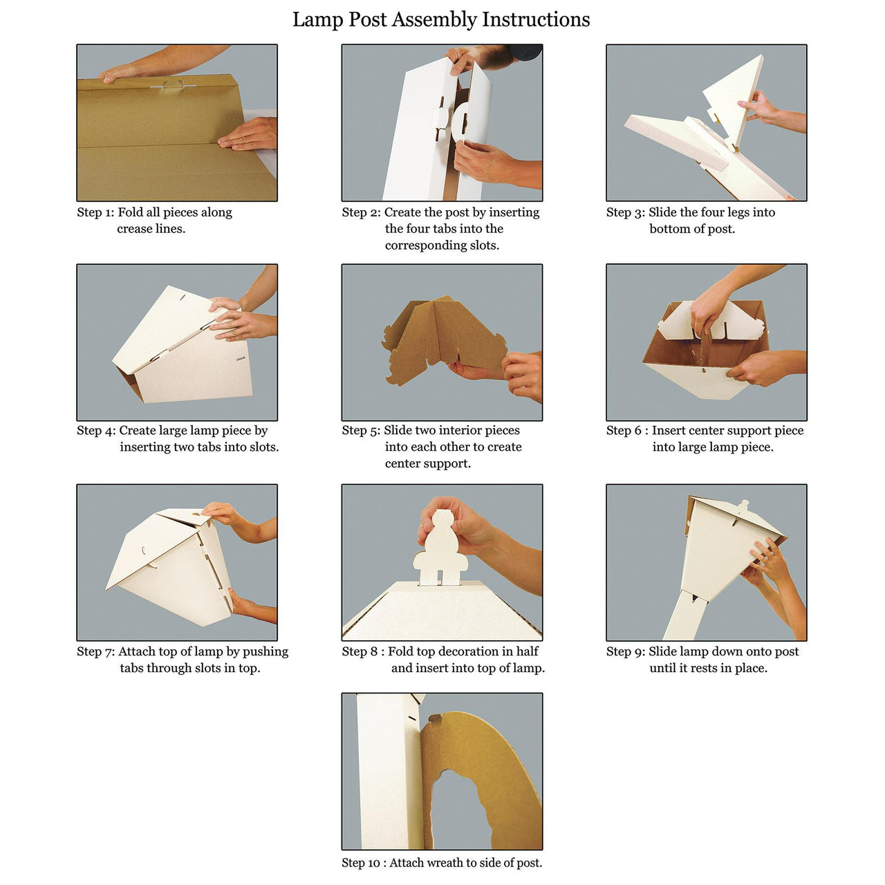 Beistle 3-D Christmas Lamppost Prop