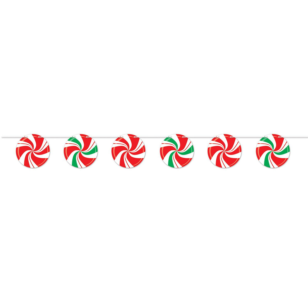 Beistle Christmas Peppermint Streamer