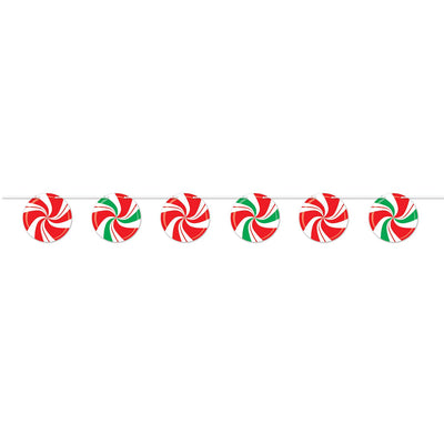 Beistle Christmas Peppermint Streamer
