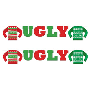 Ugly Sweater Streamer, party supplies, decorations, The Beistle Company, Winter/Christmas, Bulk, Holiday Party Supplies, Christmas Party Supplies, Christmas Party Decorations, Christmas Party Streamers