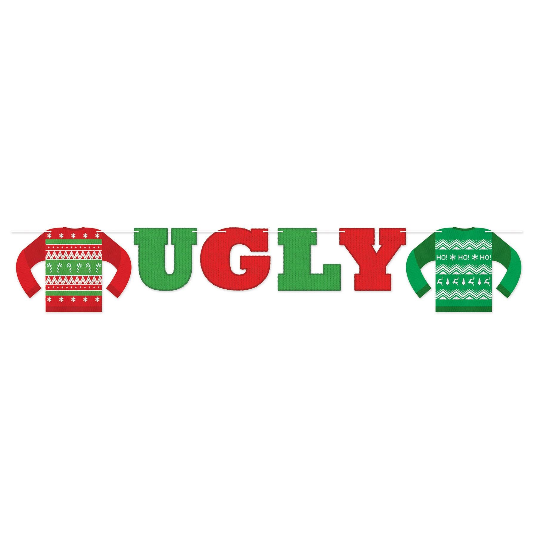 Beistle Christmas Ugly Sweater Streamer