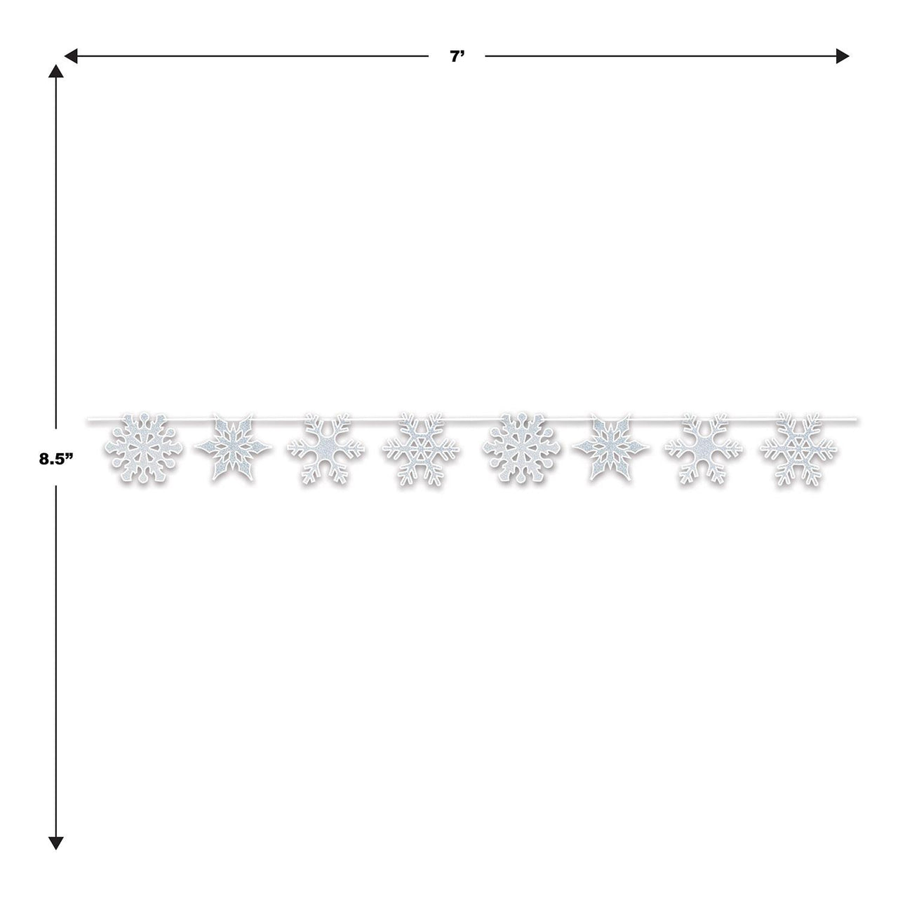 Bulk Snowflake Streamer (Case of 12) by Beistle