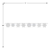 Bulk Snowflake Streamer (Case of 12) by Beistle