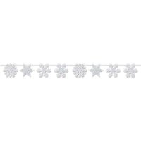 Beistle Christmas Snowflake Streamer