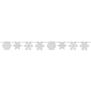 Beistle Christmas Snowflake Streamer
