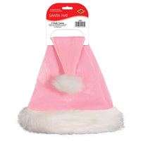 Bulk Light Pink Santa Hat (12 Pkgs Per Case) by Beistle