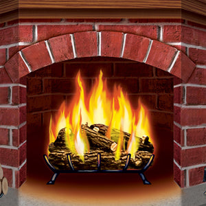 Bulk Christmas Brick Fireplace Stand-Up (Case of 6) by Beistle