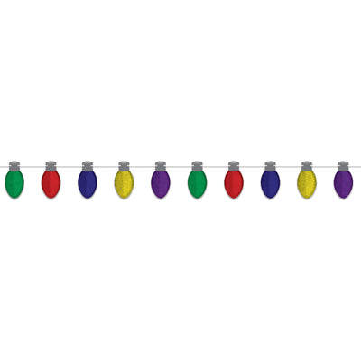 Christmas Light Bulb Streamer