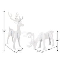 Beistle 3-D Reindeer Props