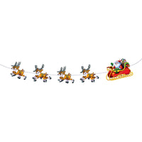 Beistle Christmas Santa & Sleigh Streamer