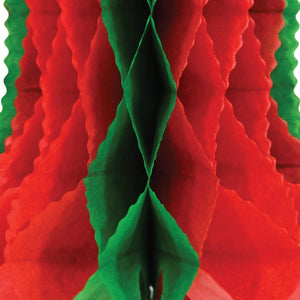 Bulk Christmas Tissue Bell red & green (Case of 24) by Beistle