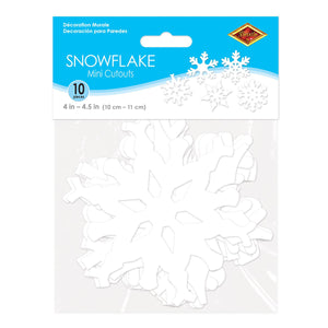Bulk Mini Snowflake Cutout Decoration (Case of 240) by Beistle