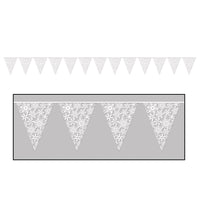 Beistle Christmas Snowflake Pennant Banner