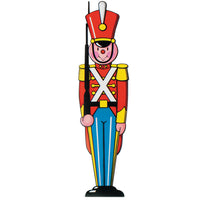 Beistle Christmas Toy Soldier Cutout