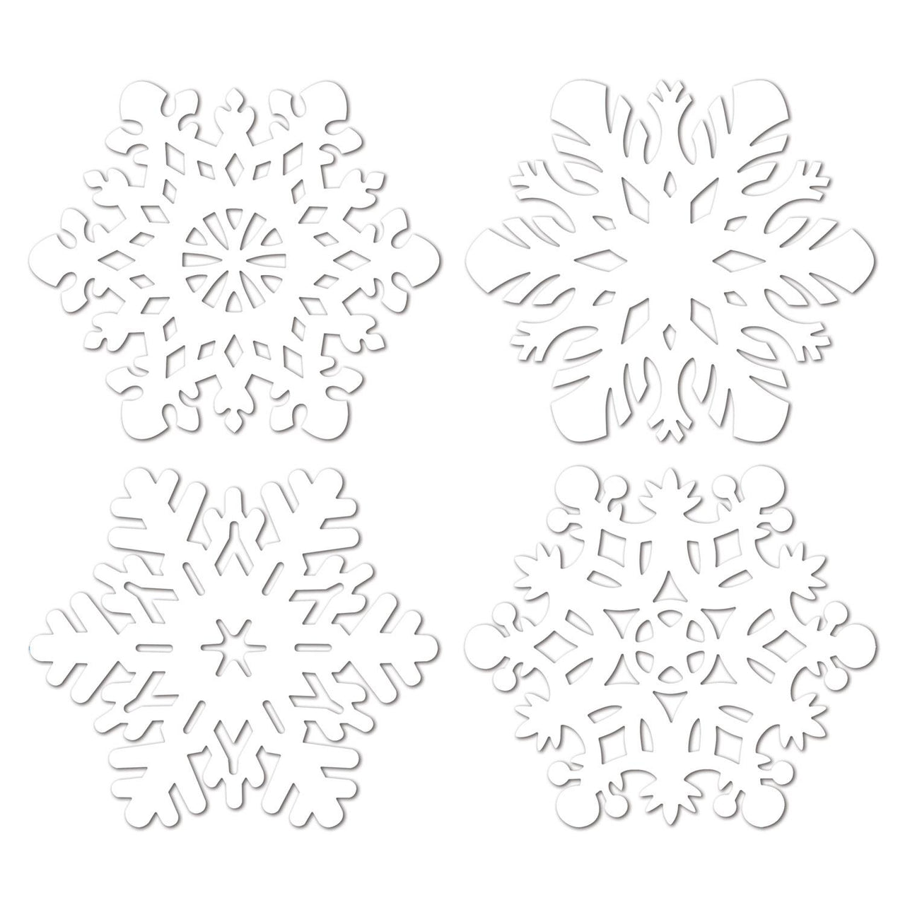 Beistle Christmas Die-Cut Snowflakes Decoration
