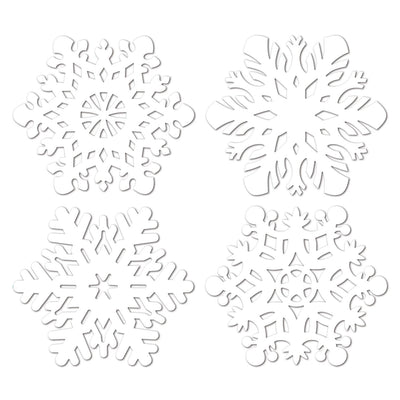 Beistle Christmas Die-Cut Snowflakes Decoration