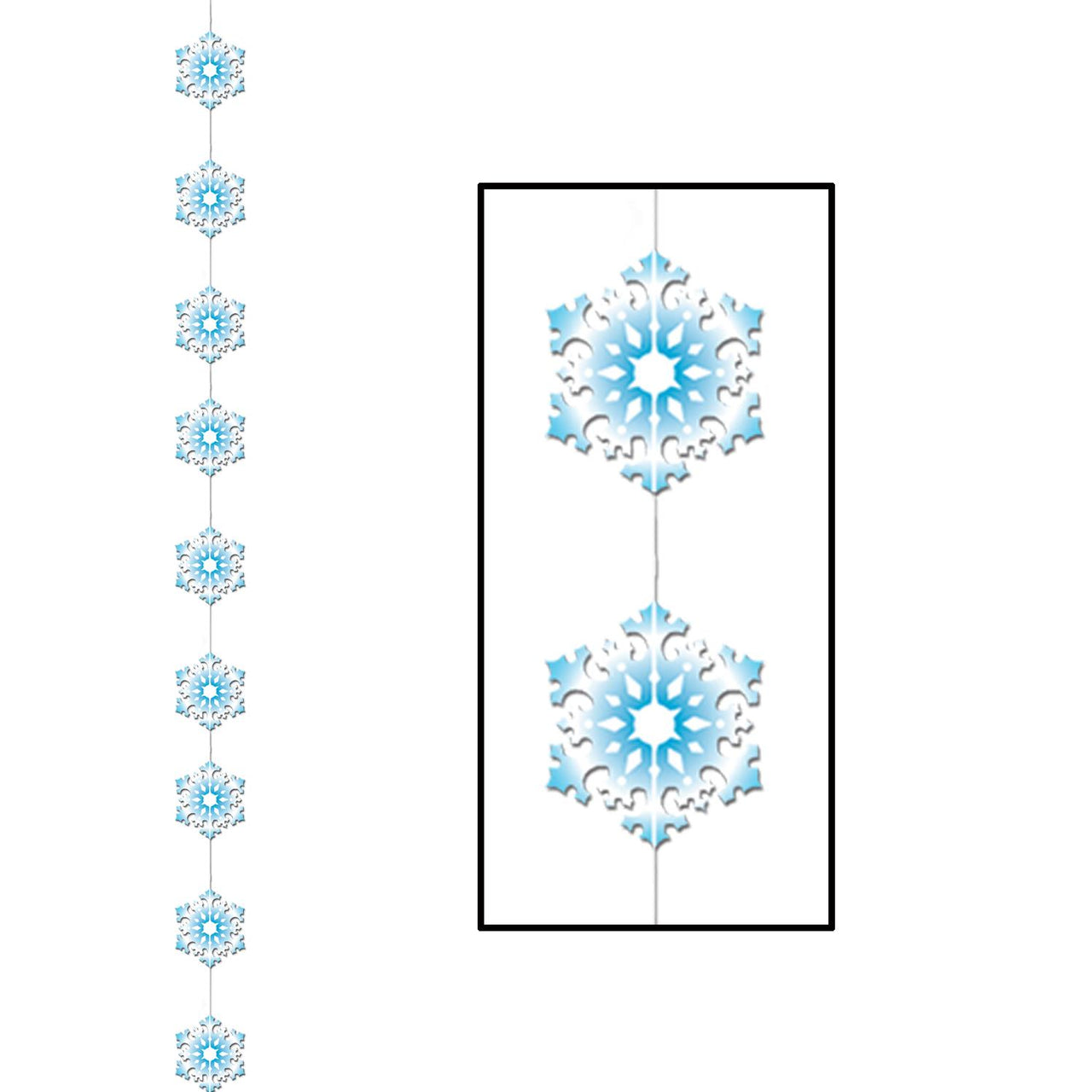 Beistle Christmas Snowflake Stringer