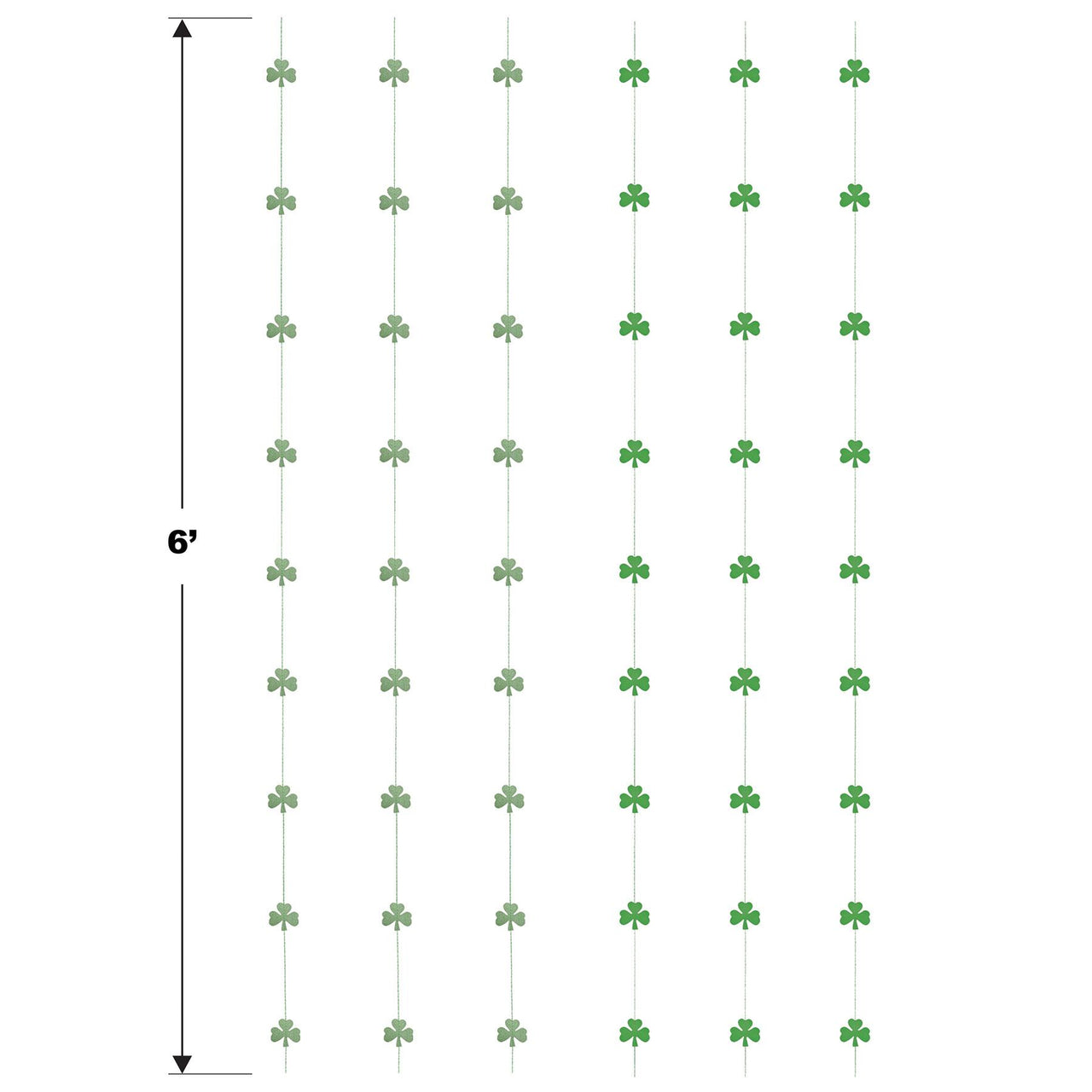 Shamrock Stringers, party supplies, decorations, The Beistle Company, St. Patricks, Bulk, Holiday Party Supplies, St. Patricks Day Party Supplies, St. Patricks Day Party Decorations and Accessories, St. Patricks Day Stringers
