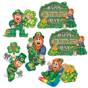 Beistle St Patrick's Day Cutouts (6/Pkg)