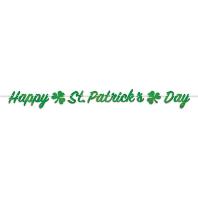 Beistle Foil Happy St. Patrick's Day Streamer