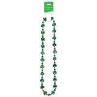 Bulk St. Patricks Day Party Shamrock Bead Necklaces (Case of 12) by Beistle
