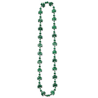 St. Patrick's Day Shamrock Bead Necklaces (12 Bead Necklaces/Case)
