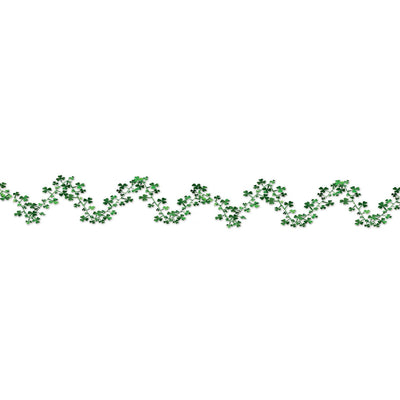 Beistle St. Patrick's Day Gleam 'N Flex Shamrock Garland