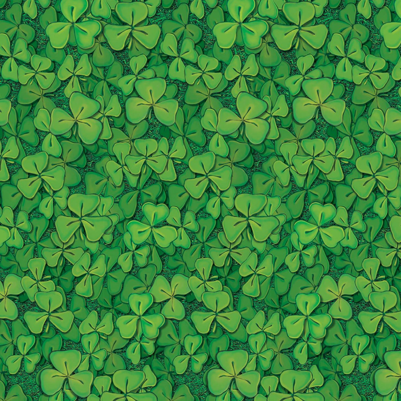 Beistle St. Patrick's Day Clover Field Backdrop