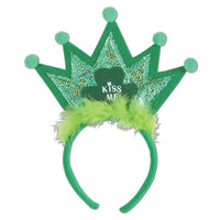 Beistle St. Patrick's Day Shamrock Tiara Headband
