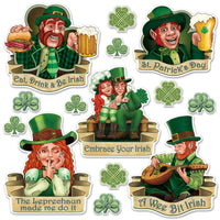 Beistle St Patrick's Day Cutouts (14/Pkg)