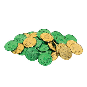 St. Patrick's Day Lucky Leprechaun Plastic Coins (40/Pkg)