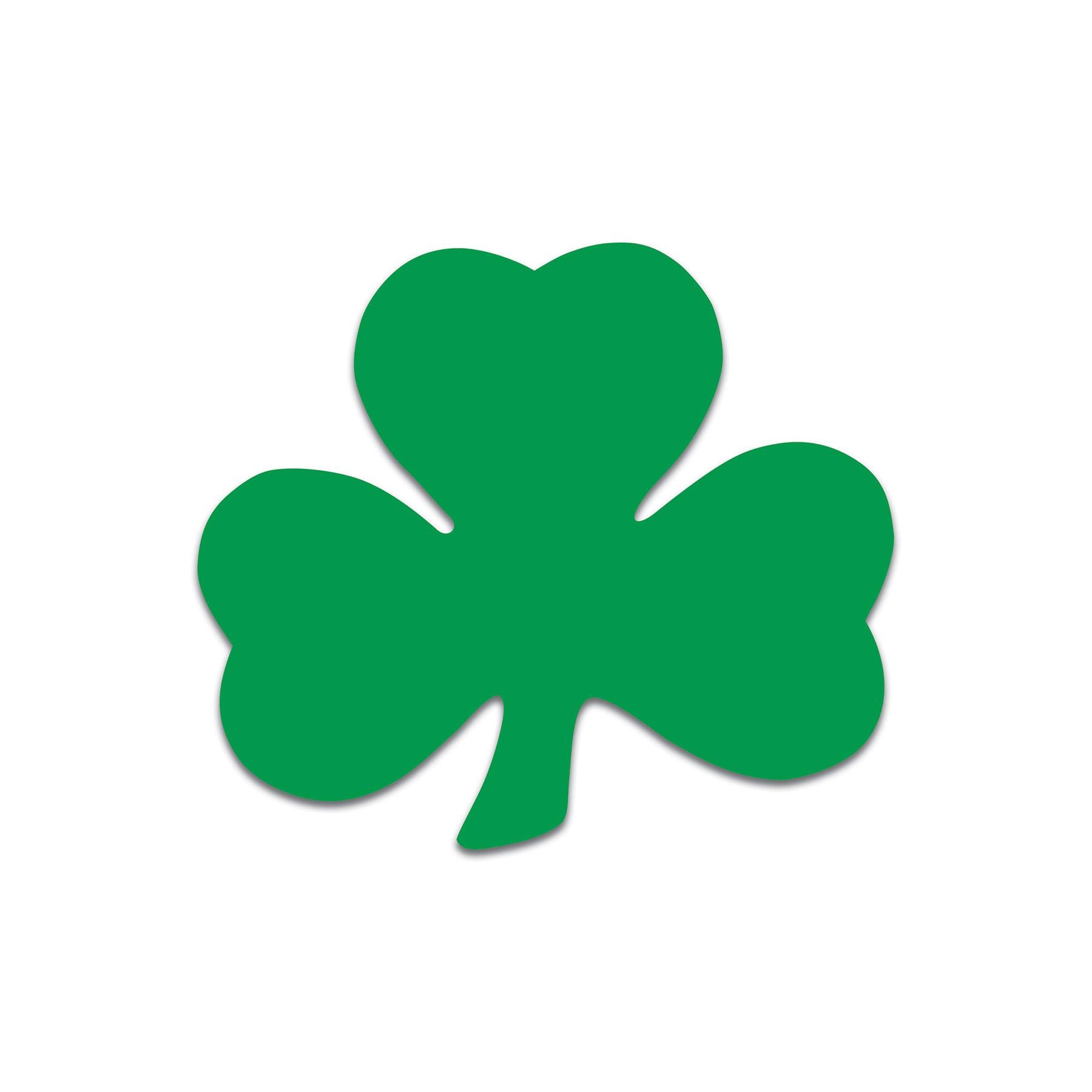 33840 beistle st. patrick's day packaged printed shamrock cutouts – bulk