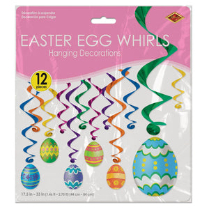Bulk Easter Egg Whirls (Case of 72) by Beistle