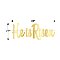 Beistle Foil He Is Risen Streamer