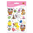 Beistle Easter Bunny - Basket & Egg Stickers (4 Sheets/Pkg)