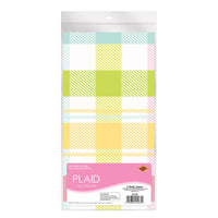 Bulk Plaid Paper Tablecover (12 Pkgs Per Case) by Beistle