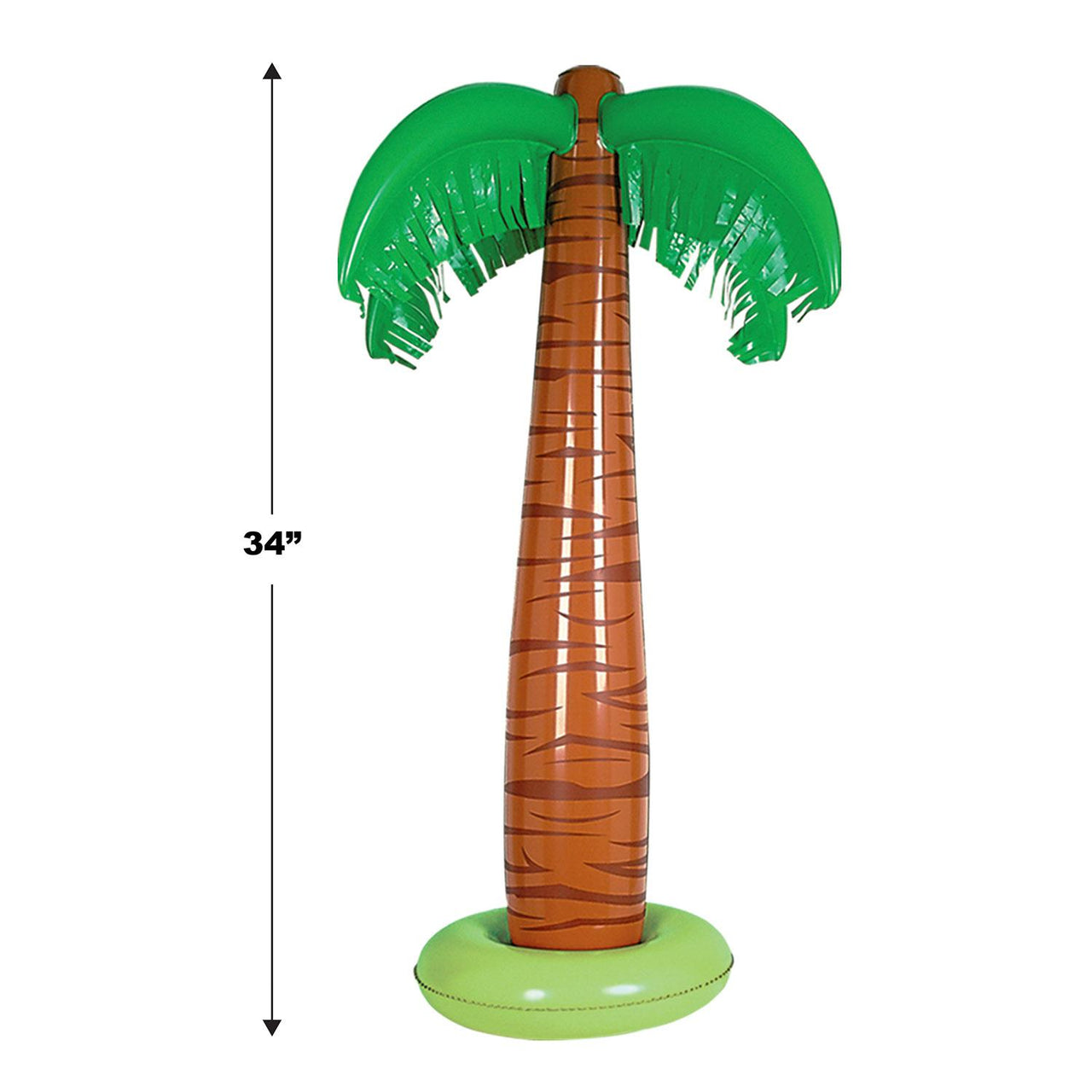 thumbnail image 2 of 3 Pack Inflatable Palm Trees – 5.5 Feet Tall, Luau Party Decor, Beach Pool Fun 2 of 3