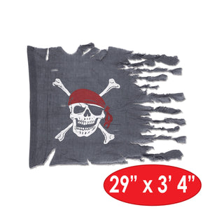 Pirate Party Supplies: Weathered Pirate Flag