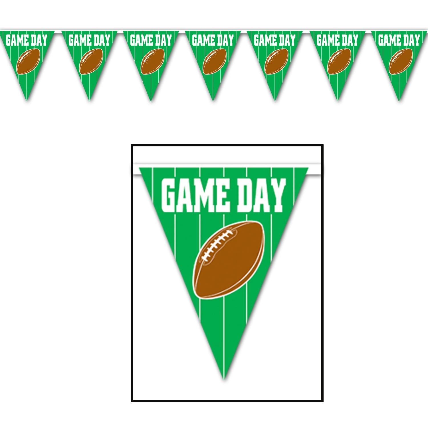 Beistle Game Day Football Party Pennant Banner